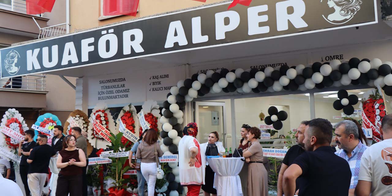 Kırıkkale’de Kuaför Alper Kadın Kuaförü hizmete açıldı