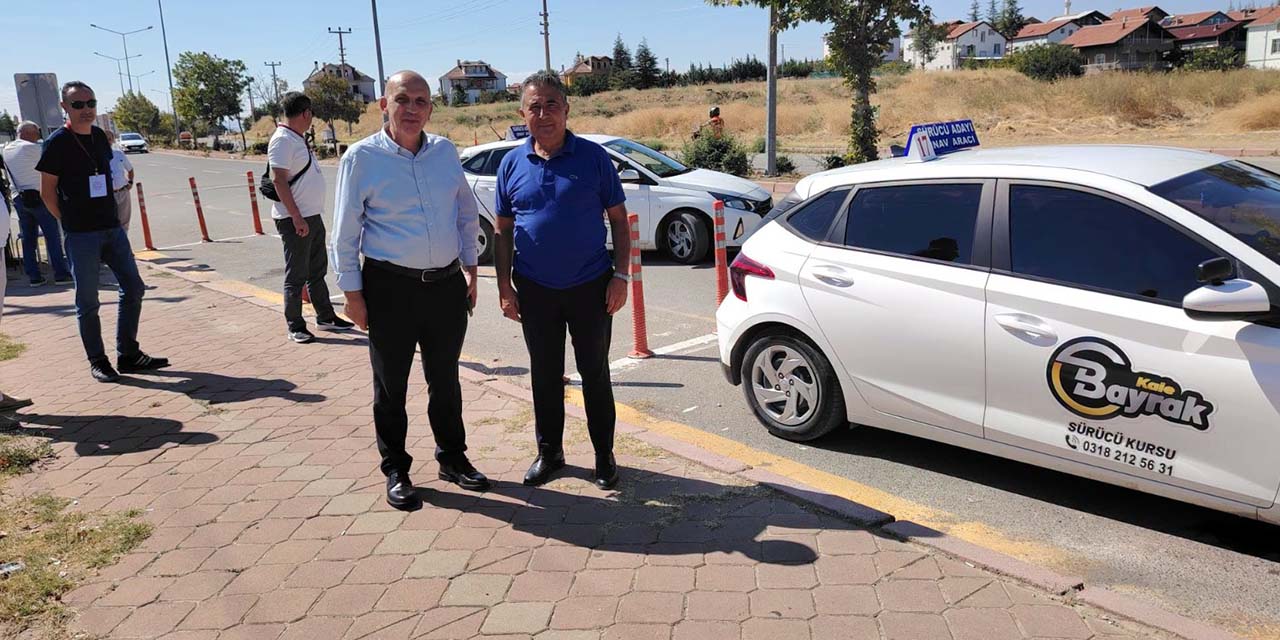 Kırıkkale’de direksiyon sınavında sıkı denetim
