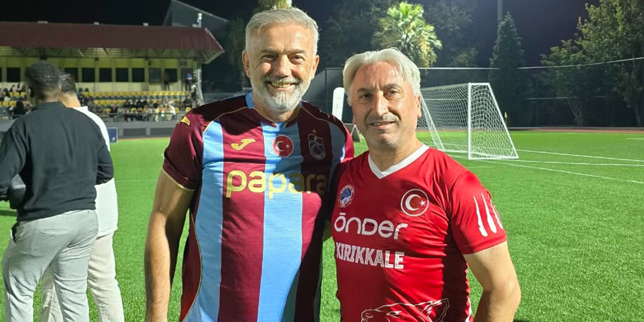 Osman Göken, efsanelerle Trabzon’da sahaya çıktı
