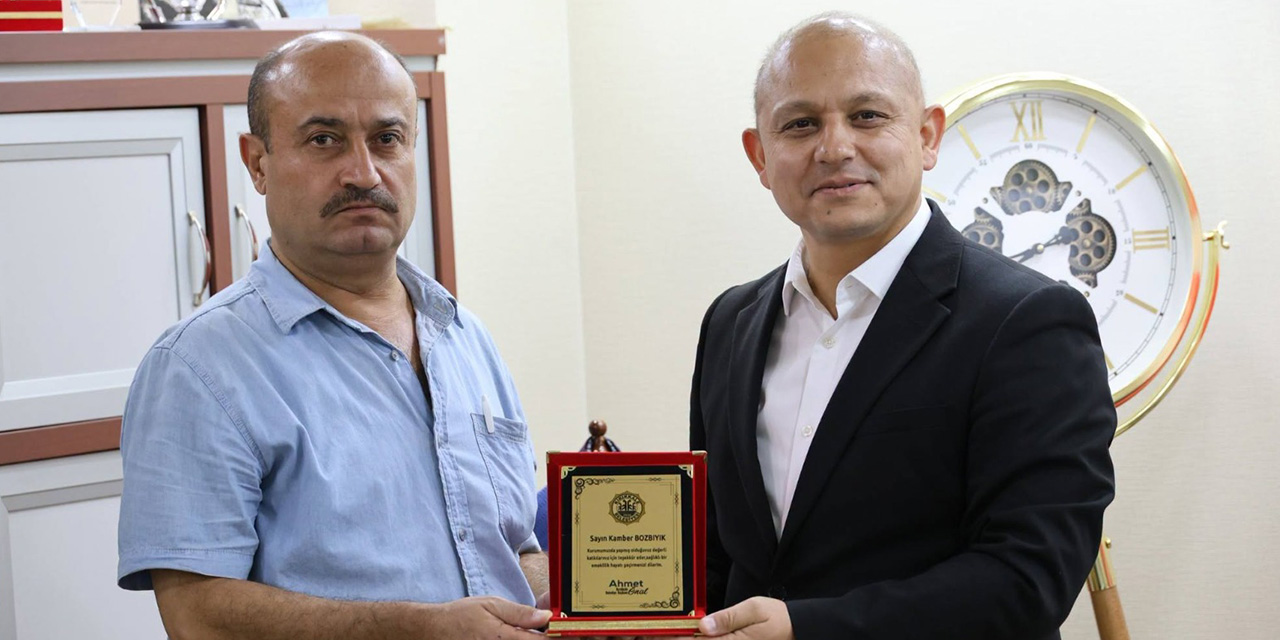 Kırıkkale Belediyesi'nde iki emekçiye anlamlı veda