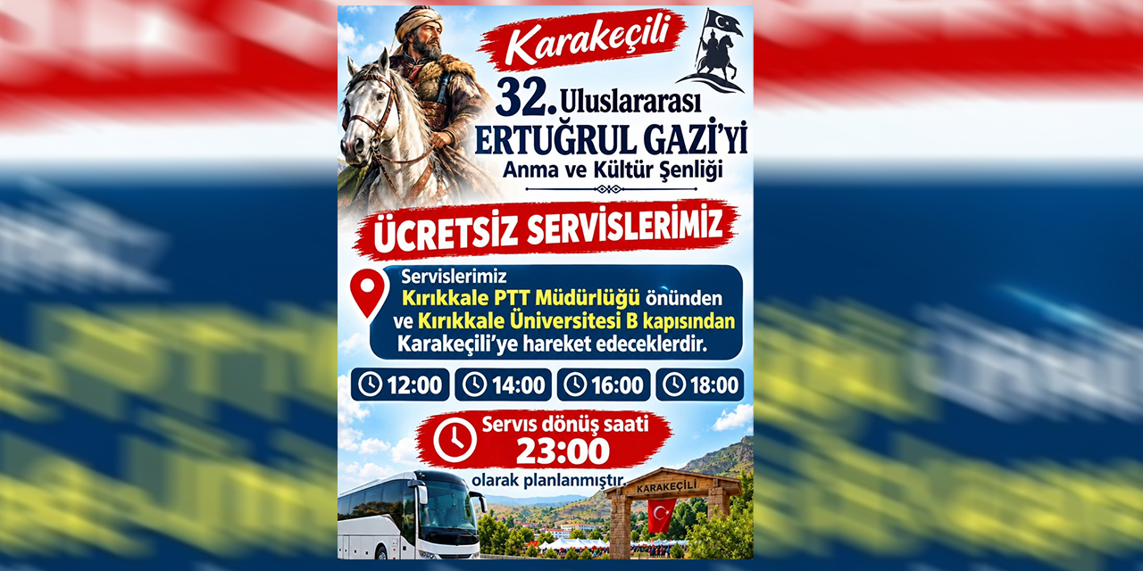 Karakeçili Şenliği’ne ücretsiz ulaşım fırsatı: Servis saatleri açıklandı