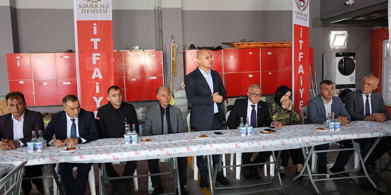 Kırıkkale’de itfaiyecilerle anlamlı buluşma: Başkan Önal’dan teşekkür