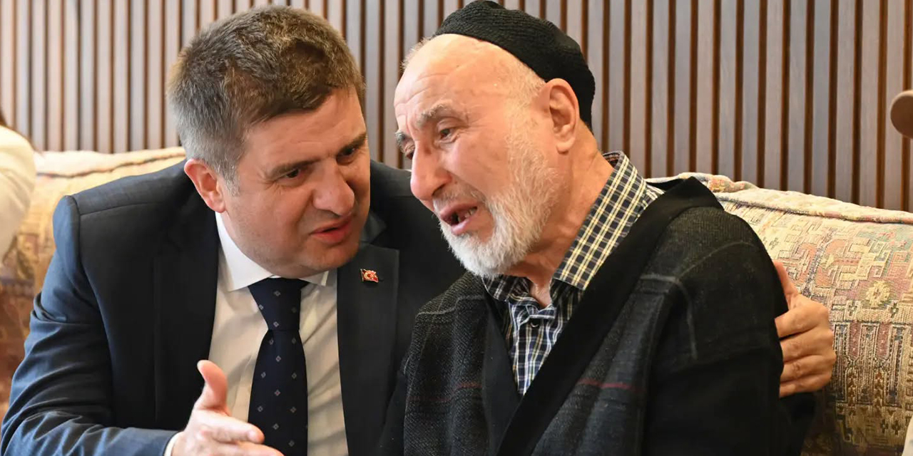 Kırıkkale’de huzurevinde duygulandıran buluşma! O dua güne damga vurdu