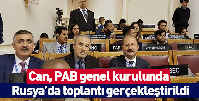 Can, PAB genel kurulunda
