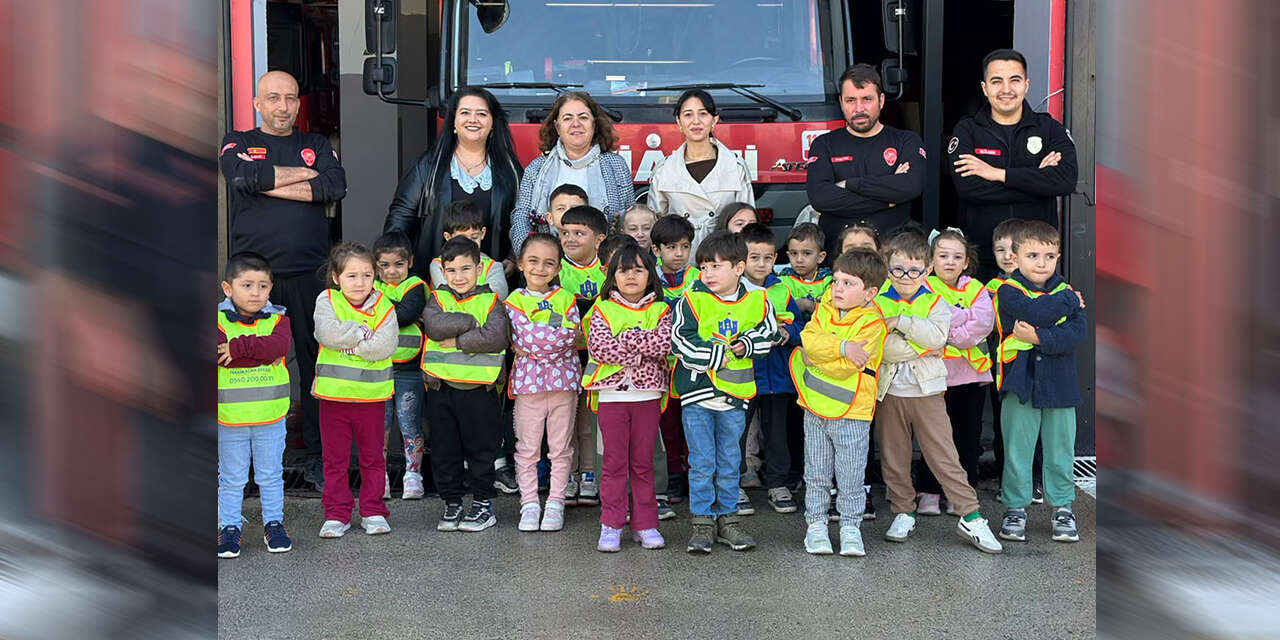 Kırıkkale’de çocuklar itfaiyeci oldu! Minikler bu kez işin başına geçti