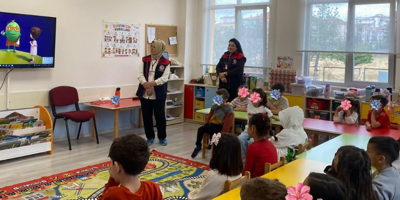 Kırıkkale’de çocuklara anlatıldı, velilere de çağrı yapıldı: Evde siz de destek olun