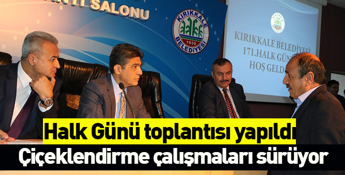 Çiçeklendirme çalışmaları sürüyor