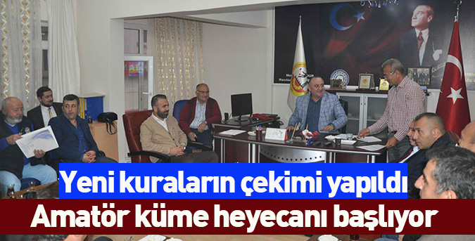 Amatör küme heyecanı başlıyor