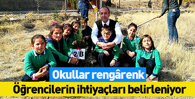 Okullar rengârenk