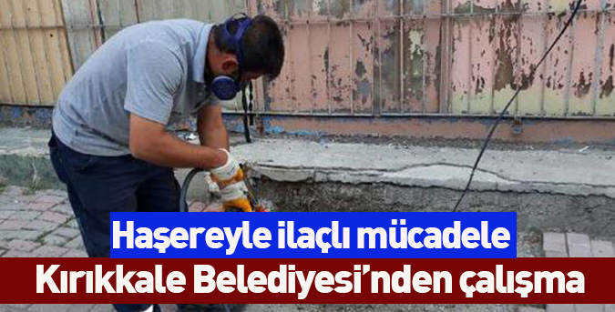 Haşereyle ilaçlı mücadele
