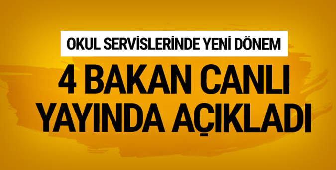 Okul servis araçlarında yeni dönem