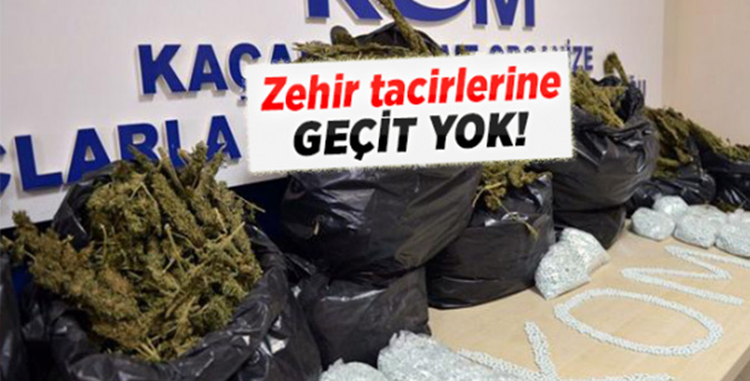 Zehir tacirlerine geçit yok!