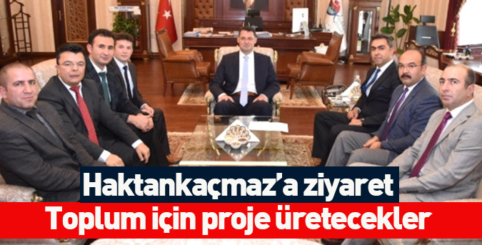 Toplum için proje üretecekler