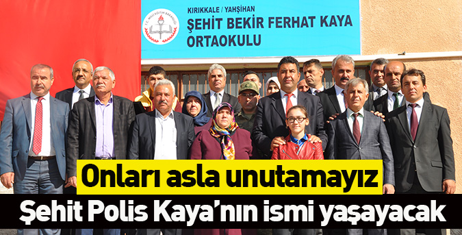 Onları asla unutamayız