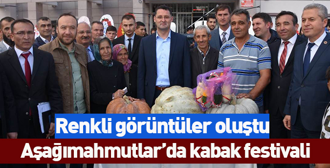 Aşağımahmutlar’da kabak festivali