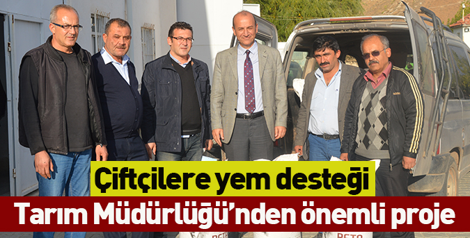 Çiftçilere yem desteği