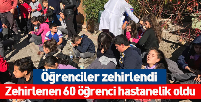 Öğrenciler tuz ruhundan zehirlendi