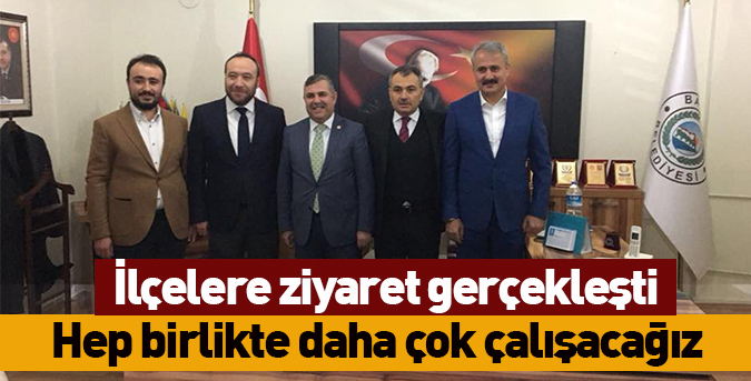 Birlikte daha çok çalışacağız