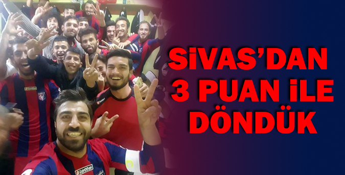 Sivas deplasmanından 3 puan
