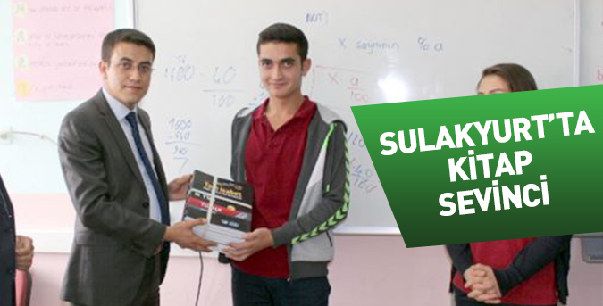 Sulakyurt'ta kitap sevinci