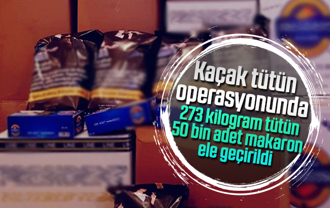 Kırıkkale’de kaçak tütün operasyonu