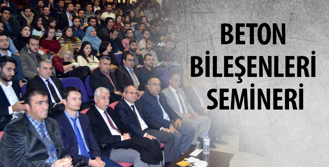 Beton bileşenleri semineri