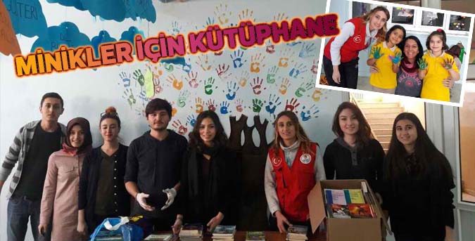 Minikler için kütüphane