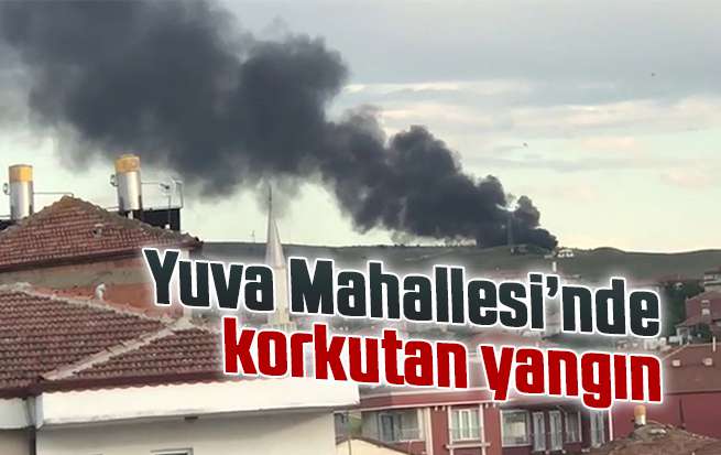 Çöplükte çıkan yangın korkuttu