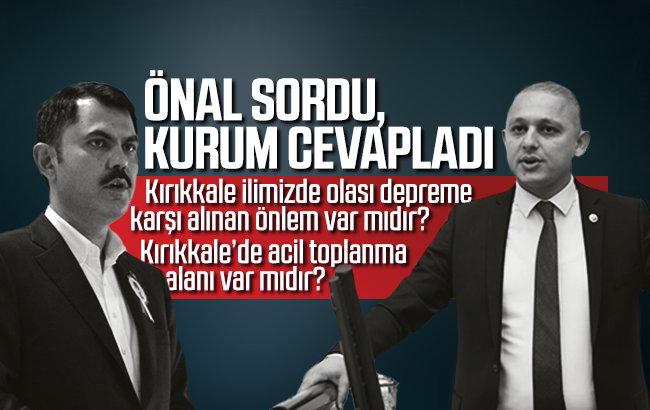 Önal, Bakan Kurum’a 9 sorulun önerge yöneltti 