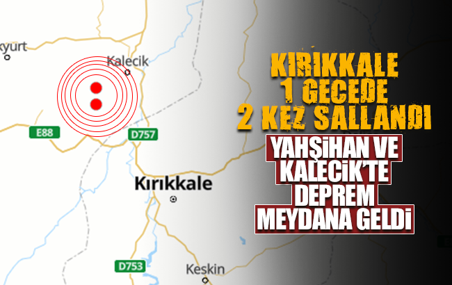 Yahşihan’da deprem