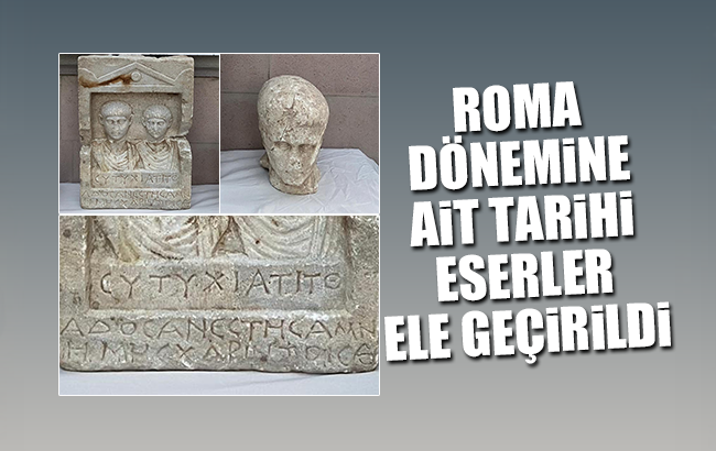 Antik Roma dönemine ait tarihi eserler ele geçirildi