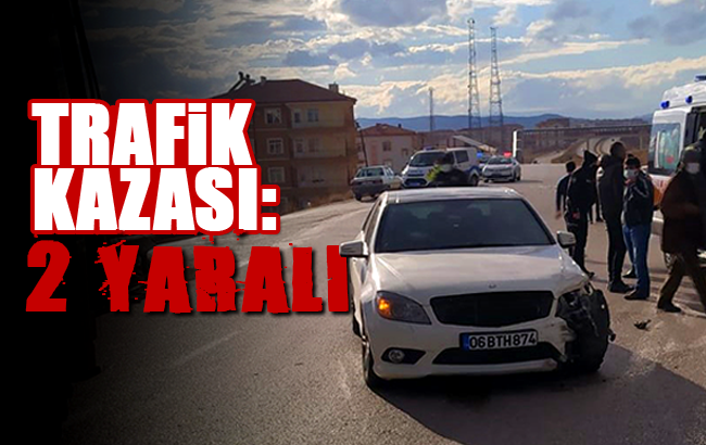 Kırıkkale’de trafik kazası: 2 yaralı