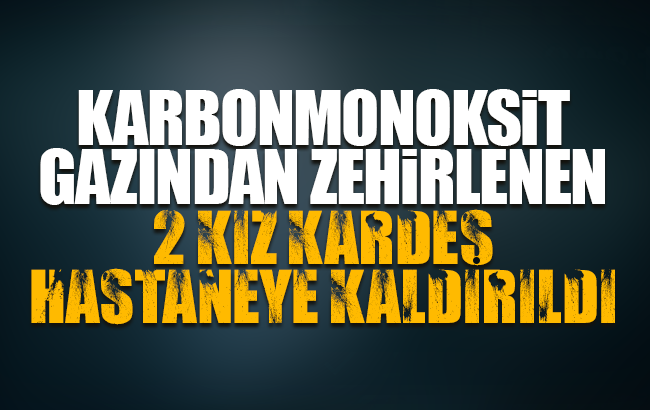 Kırıkkale'de karbonmonoksit gazından zehirlenen 2 kardeş hastaneye kaldırıldı