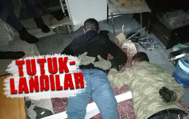 Kırıkkale’de hırsızlık yaparken suçüstü yakalan 2 şüpheli tutuklandı