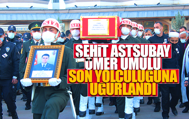 Tatvan'da şehit olan Astsubay Kıdemli Üstçavuş Ömer Umulu, Kırıkkale'de son yolculuğuna uğurlandı