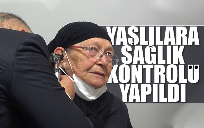 Kırıkkale’de yaşlı vatandaşlar sağlık kontrolünden geçti