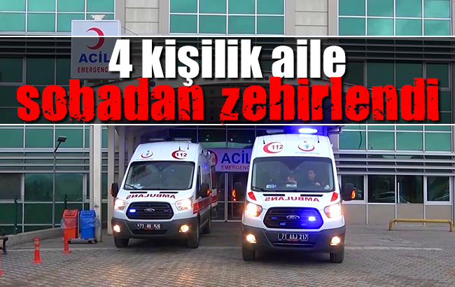 Kırıkkale’de 4 kişilik aile sobadan zehirlendi