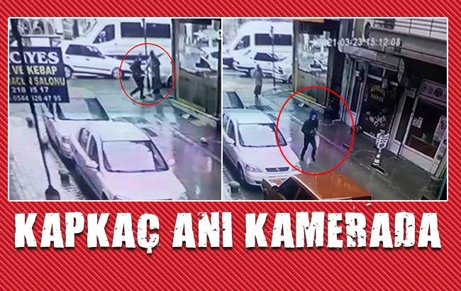 Kırıkkale’de kapkaç anı kamerada