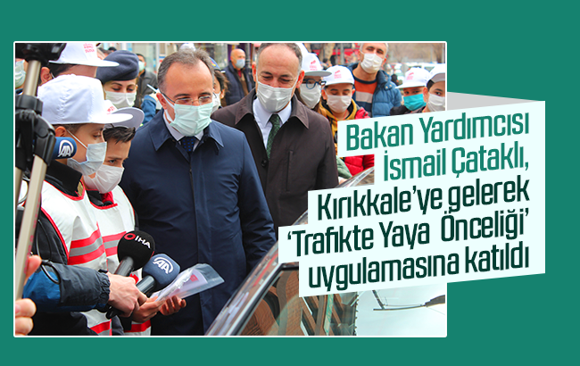 Çataklı, ‘Trafikte Yaya Önceliği’ uygulamasına katıldı