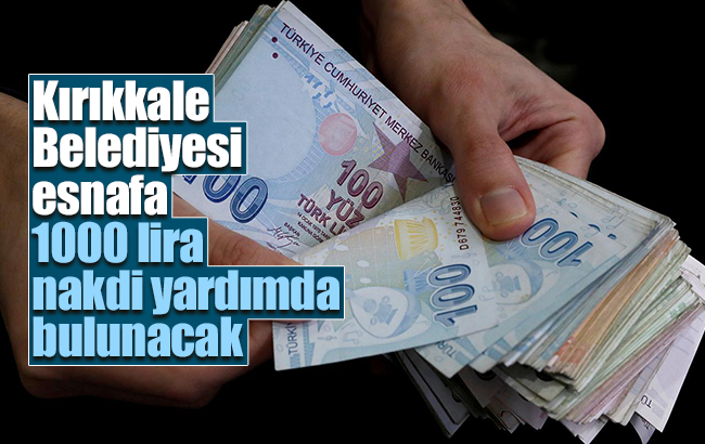 Kırıkkale Belediyesi’nden esnafa destek