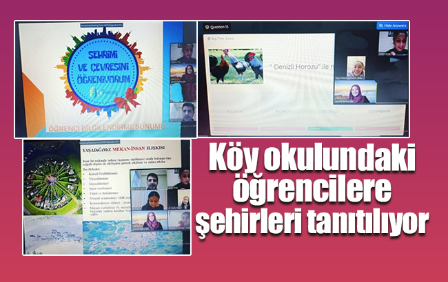 Köy öğretmeninden anlamlı proje