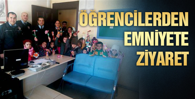 Öğrencilerden emniyete ziyaret