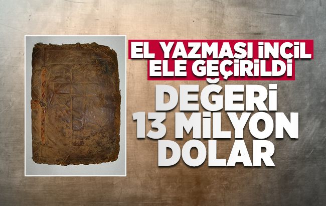 2 bin yıllık tarihi eser yakalandı; Değeri 13 milyon dolar!