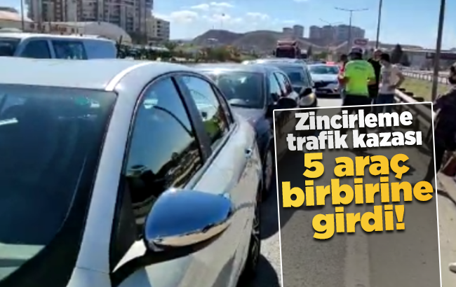 Kırıkkale’de zincirleme trafik kazası