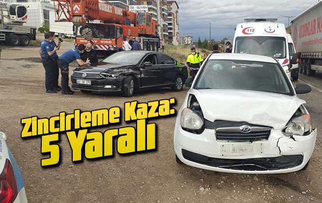 Kırıkkale’de trafik kazası: 5 yaralı