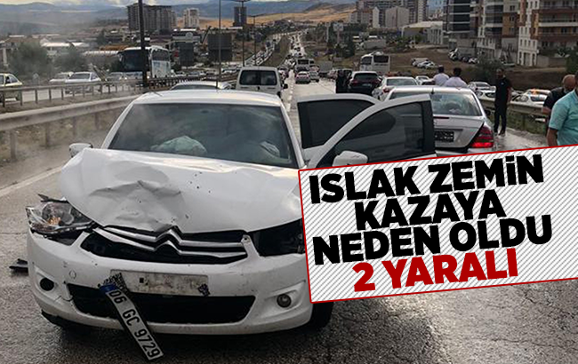 Kırıkkale’de trafik kazası: 2 yaralı