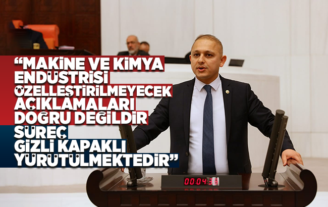 Önal, “MKE özelleşmeyecek açıklamaları doğru değildir”