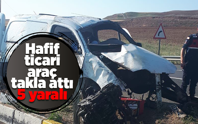 Kırıkkale'de trafik kazası: 5 yaralı
