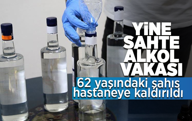Kırıkkale’de sahte içkiden zehirlenen bir kişi hastaneye kaldırıldı