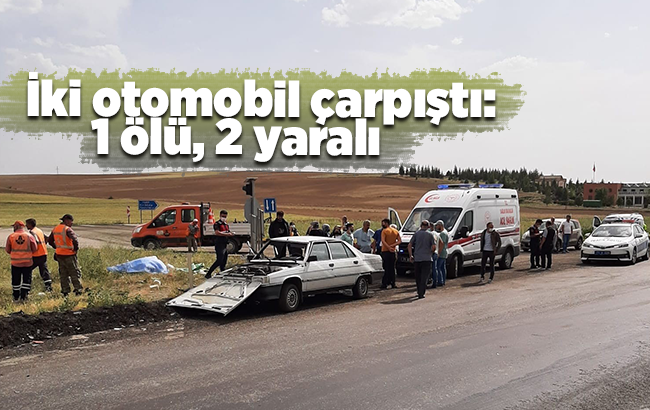 Kırıkkale’de iki otomobil çarpıştı: 1 ölü, 2 yaralı